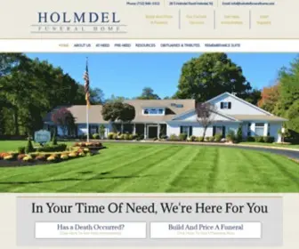 Holmdelfuneralhome.com(Holmdel Funeral Home) Screenshot