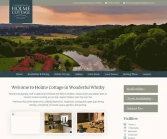 Holmecottagewhitby.com(Holme Cottage in Wonderful Whitby) Screenshot