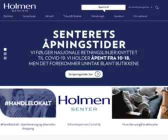 Holmensenter.no(Holmen Senter) Screenshot