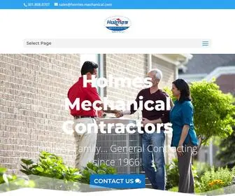 Holmes-Mechanical.com(Residential,Commercial Heating & Cooling) Screenshot