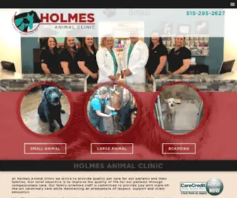 Holmesanimalclinic.com(Holmes Animal Clinic) Screenshot