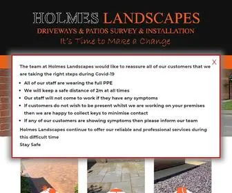 Holmesdrivesandpatios.co.uk(Block paving driveway installers in Grantham) Screenshot