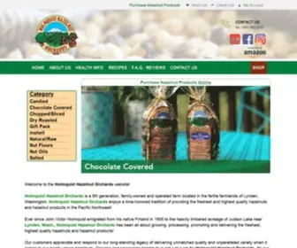 Holmquisthazelnuts.com(Holmquist Hazelnut Orchards) Screenshot