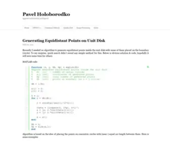 Holoborodko.com(Applied mathematics and beyond) Screenshot