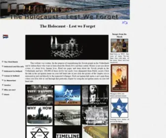 Holocaust-Lestweforget.com(The Holocaust) Screenshot