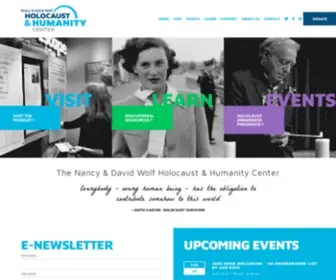 Holocaustandhumanity.org(The Nancy & David Wolf Holocaust & Humanity Center at Union Terminal) Screenshot