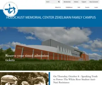 Holocaustcenter.org(Holocaust Memorial Center) Screenshot