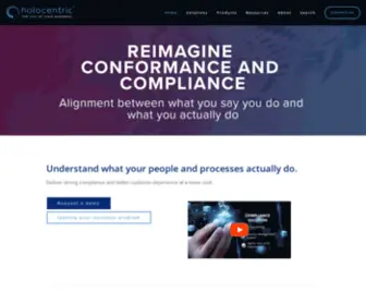 Holocentric.com(Reimagine conformance and compliance) Screenshot