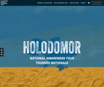 Holodomortour.ca(Ukrainian famine) Screenshot