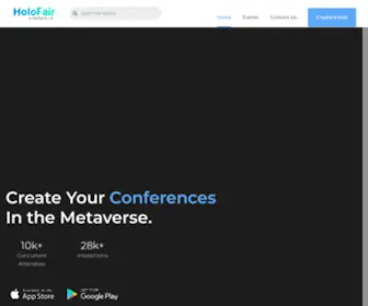 Holofair.net(Virtual Event Platform) Screenshot