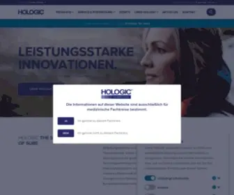 Hologic.de(Home) Screenshot
