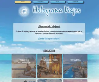 Hologramaviajes.com(INICIO) Screenshot