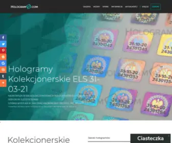 Hologramels.pl(Kolekcjonerskie hologramy na legitymacje ELS) Screenshot