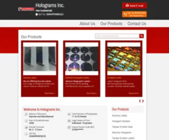 Hologramlabels.in(Holograms Inc) Screenshot