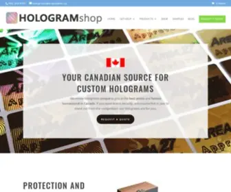 Hologramshop.ca(New Home) Screenshot