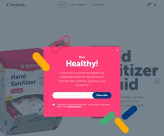 Holonixhealth.com(Holonix) Screenshot