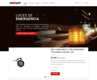 Holonyak.com(Luces Led de Emergencia y Soluciones de Iluminación) Screenshot