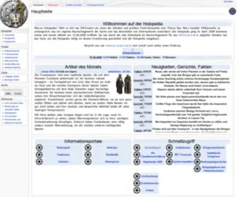 Holopedia.de(Holopedia) Screenshot