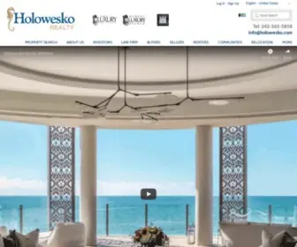 Holowesko.com(Bahamas Real Estate & Homes for Sale) Screenshot
