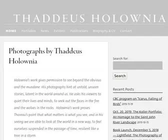 Holownia.com(Thaddeus Holownia photographs) Screenshot
