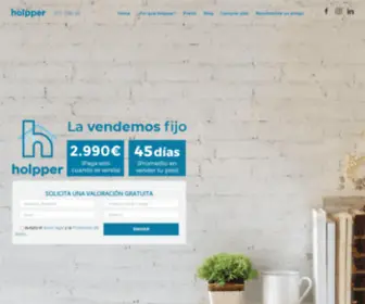 Holpper.com(Vende tu piso sin exclusiva) Screenshot