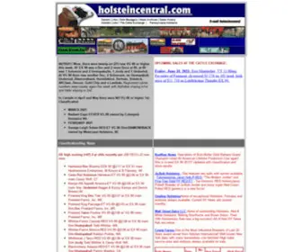 Holsteincentral.com(Sales and Classification) Screenshot