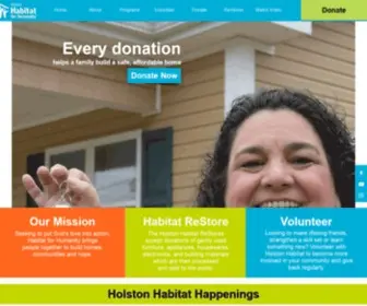 Holstonhabitat.org(Home) Screenshot