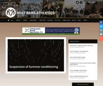 Holtathletics.org(Holt Senior High School) Screenshot