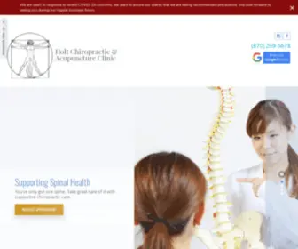 Holtchiroclinic.com(Holt Chiropractic & Acupuncture Clinic) Screenshot