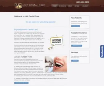 Holtdentalcare.net(Holt Dental Care Welcome to Holt Dental Care) Screenshot