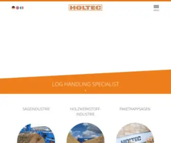 Holtec.de(Anlagenbau zur Holzbearbeitung) Screenshot