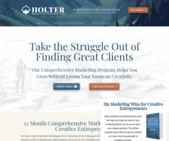 Holter.com(Strategic WordPress Partnerships with Creative Marketing Professionals) Screenshot