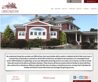 Holtfuneralhome.com(Curtis J) Screenshot