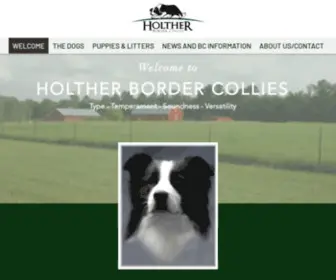 Holtherbordercollies.com(Holther Border Collies) Screenshot