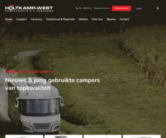 Holtkamp-West.nl(Campers & Hefdakcaravans) Screenshot