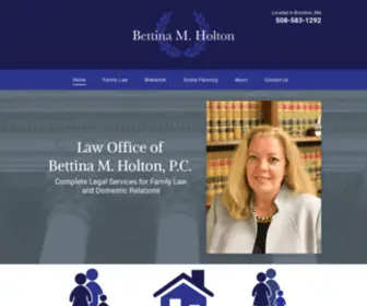 Holtonlawoffice.com(Law Office of Bettina M Holton PC) Screenshot