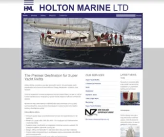 Holtonmarine.com(Holton Marine Ltd) Screenshot