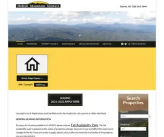 Holtonmountainrentals.com(Holton Mountain Rentals) Screenshot