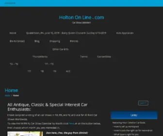 Holtononline.com(NY Car Shows) Screenshot