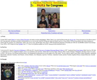 Holtz.org(Brian Holtz) Screenshot
