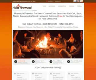 HoltzFirewood.com(Firewood For Sale) Screenshot