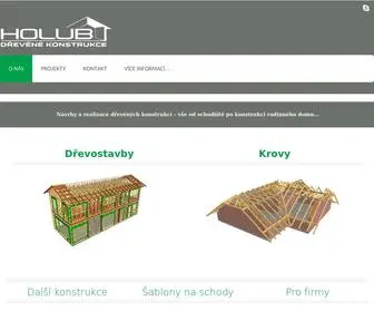 Holubdk.cz(Návrhy a realizace dřevěných konstrukcí) Screenshot
