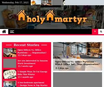 Holy-Martyr.com(Home Design) Screenshot