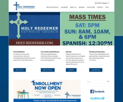 Holy-Redeemer.com(Holy Redeemer) Screenshot