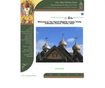 Holy-Trin.org(Holy Trinity Orthodox Church) Screenshot