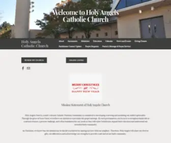 Holyangels.com(Holy Angels Church) Screenshot