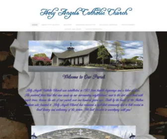 Holyangelschurchri.org(Holy Angels Catholic Church) Screenshot