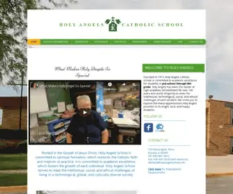 Holyangelsschool.net(Holy Angels Catholic School) Screenshot