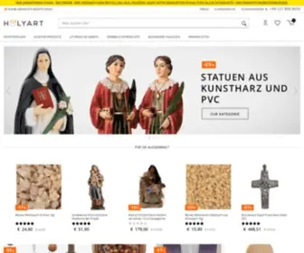 Holyart.de(Devotionalien, christliche Kunst, Kirchenbedarf) Screenshot