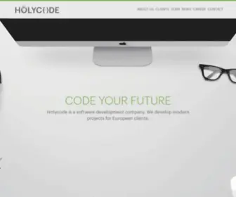 Holycode.rs(Homepage) Screenshot